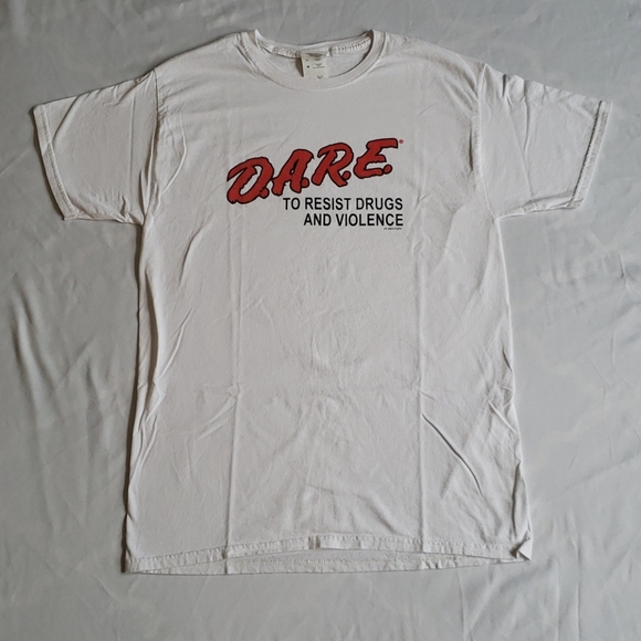 3/$20 D.A.R.E T-shirt white great condition